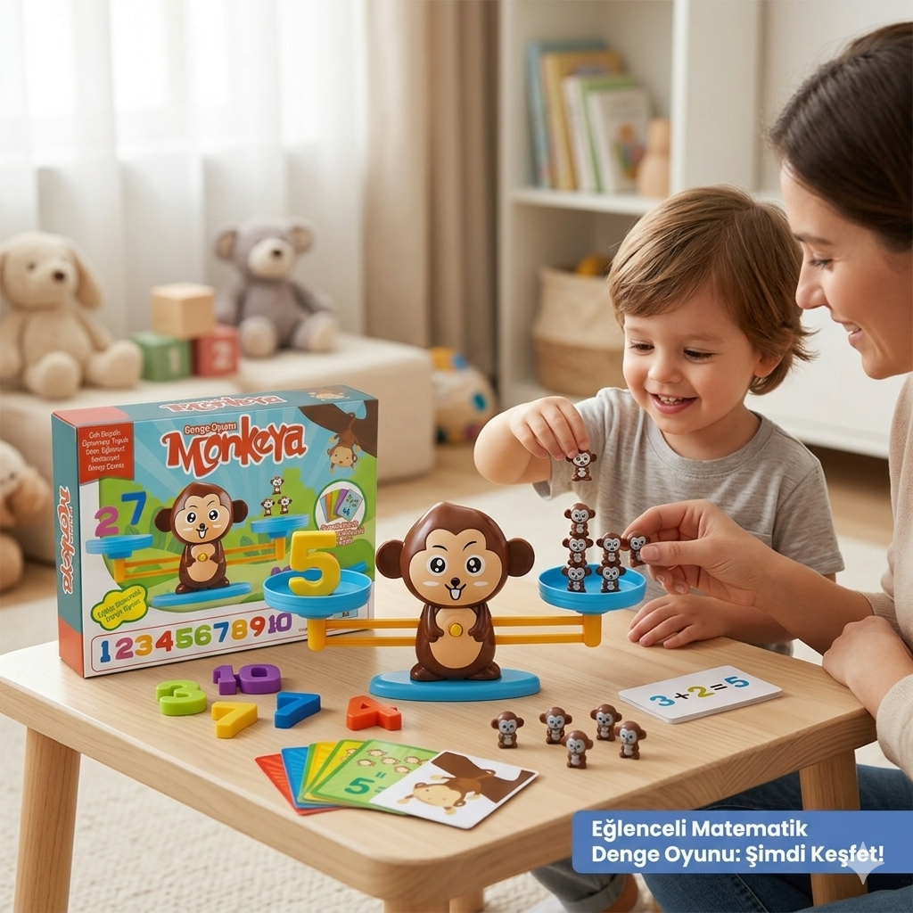 Babymiu Montessori Matematik Denge Oyunu