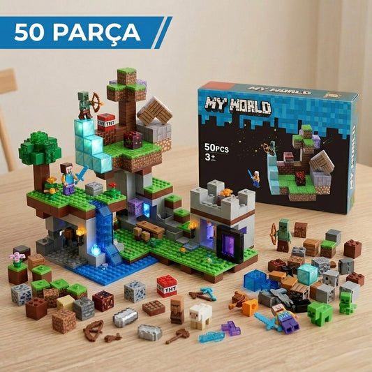 Babymiu 50 Parça My World Manyetik Yapı Blokları