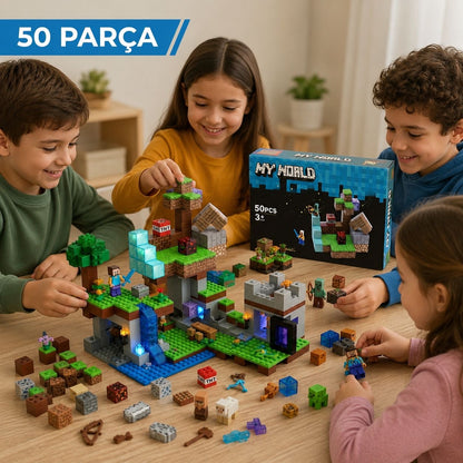 Babymiu 50 Parça My World Manyetik Yapı Blokları