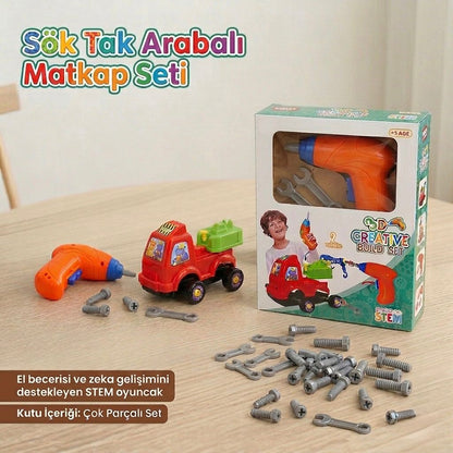 Babymiu Sök Tak Arabalı Matkap Seti