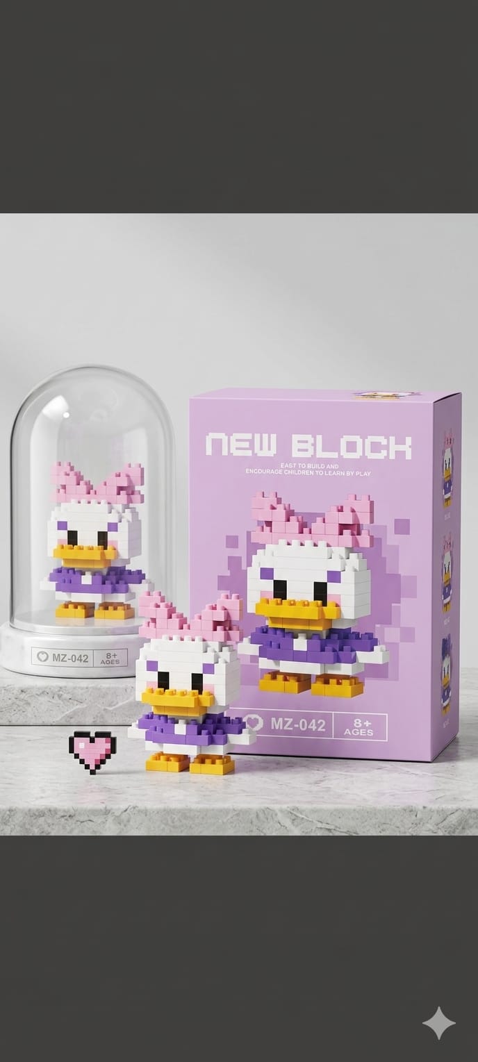 Babymiu Model Karakter Figürü 3d Yapı Oyuncaklar