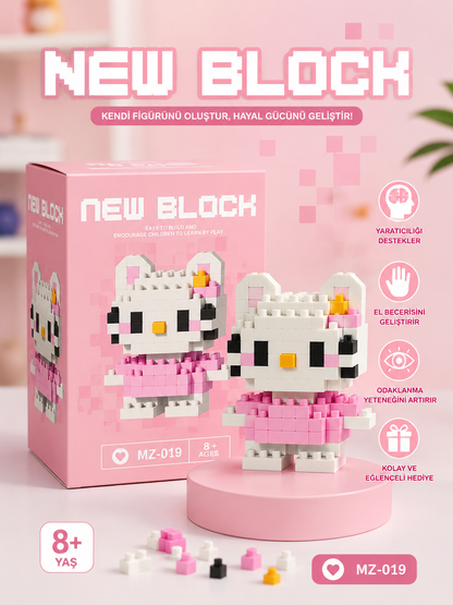 Babymiu Model Karakter Figürü 3d Yapı Oyuncaklar