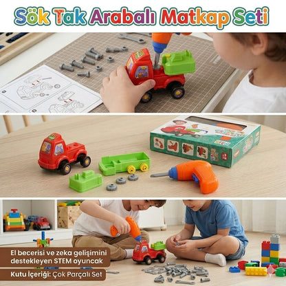Babymiu Sök Tak Arabalı Matkap Seti